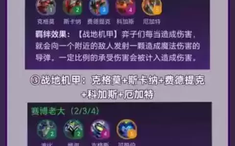 试炼雷恩阵容
