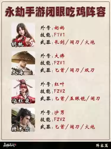 永劫英雄阵容插图1