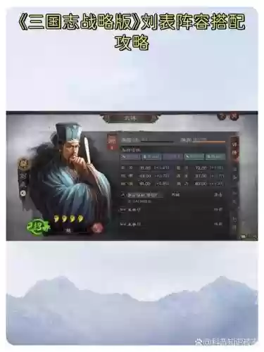 刘表阵容搭配_1插图