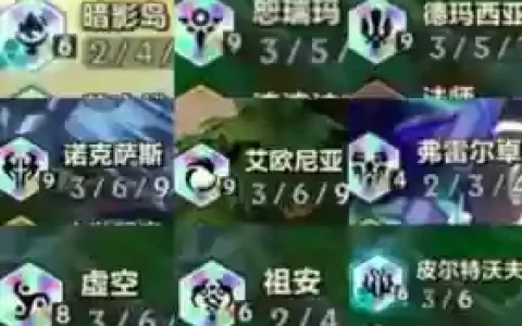 城邦合适阵容