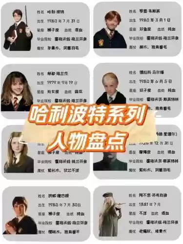 哈利波特人物阵容搭配表插图